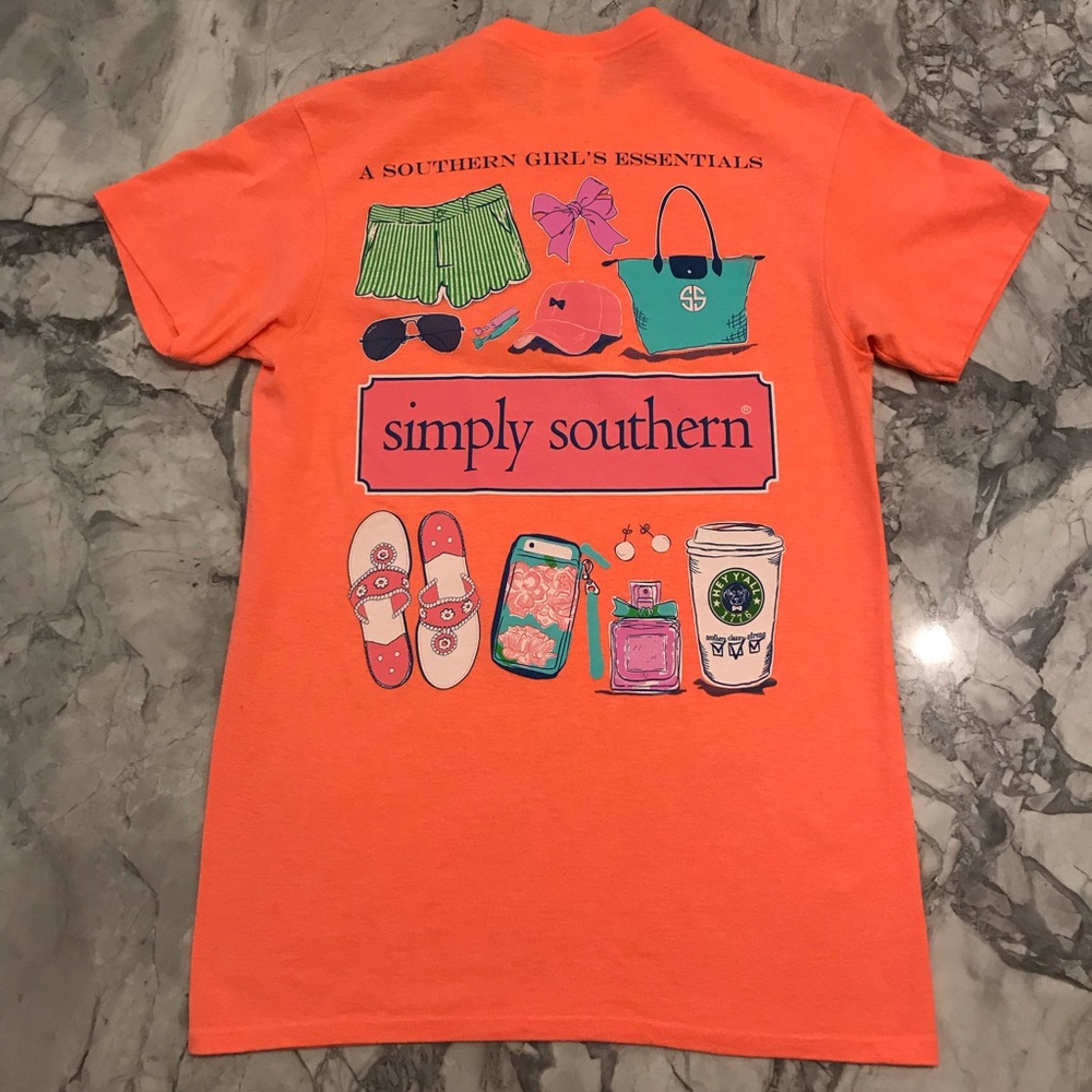 Simply Southern Girls Essentials Tee Small